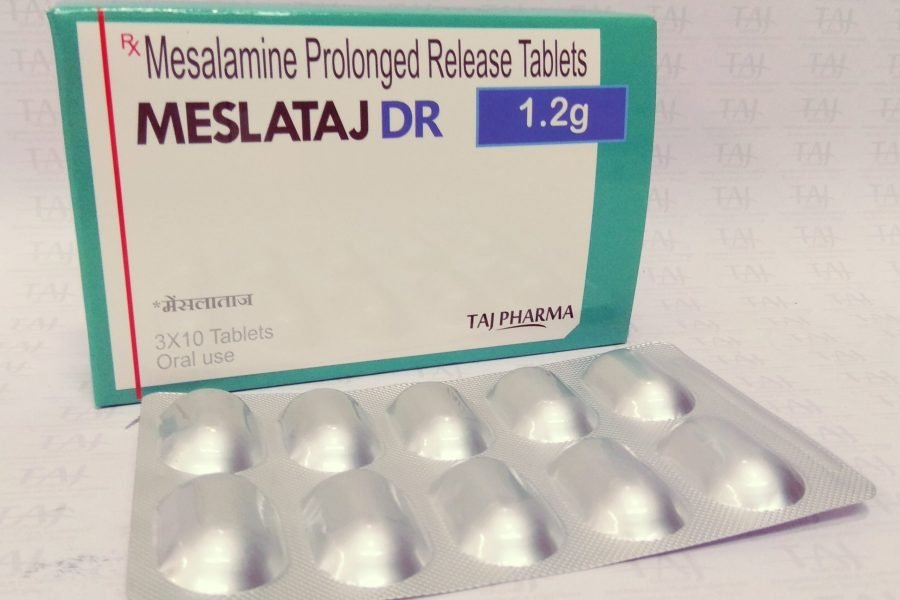 Mesalamine Prolonged Release Tablets IP 1200mg (Meslataj-DR)
