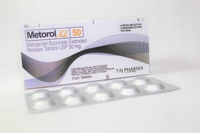 Metoprolol Succinate Extended-Release Tablet USP 50mg (Metrol XL)