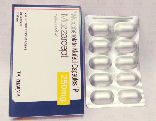 Mycophenolate Mofetil 250mg Capsules (Mozzarcept 250)