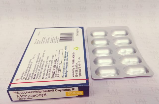 Mycophenolate Mofetil 250mg Capsules (Mozzarcept 250)