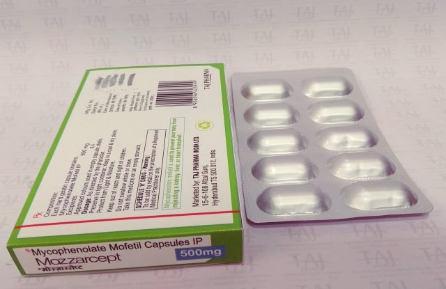 Mycophenolate Mofetil 500mg Capsules (Mozzarcept 500)