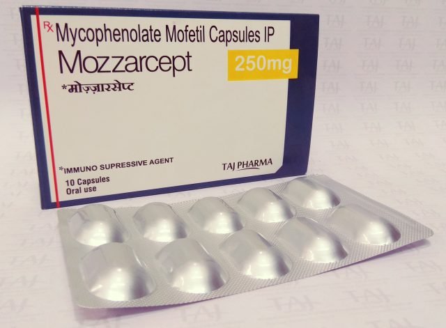 Mycophenolate Mofetil 250mg Capsules (Mozzarcept 250)