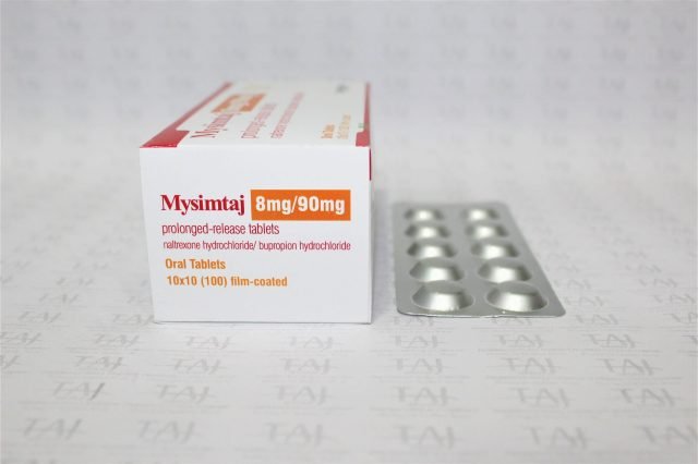Naltrexone hydrochloride and Bupropion hydrochloride prolonged-release Tablets 8mg/90mg (