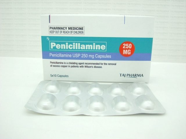 Penicillamine Capsules USP 250mg