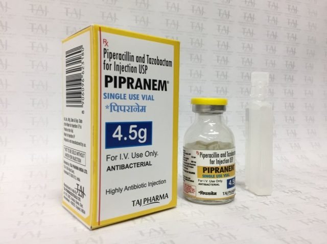 Piperacillin and Tazobactam for Injection, USP - Taj Pharma