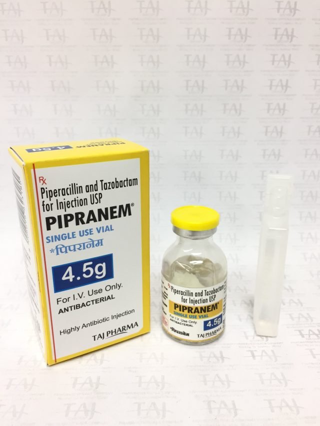 Piperacillin and Tazobactam for Injection, USP - Taj Pharma