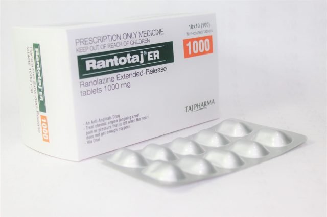 Ranolazine Extended Release Tablets 1000mg