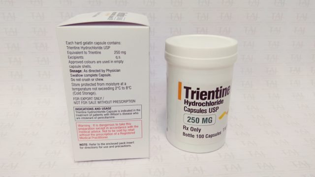 trientine hydrochloride capsule