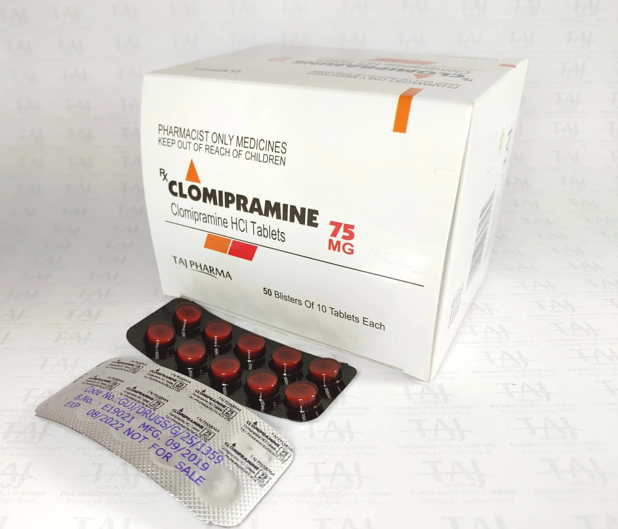 Clomipramine hydrochloride may also be used for purposes not listed in this medication guide. clomipramine 25mg, 50mg, clomipramine