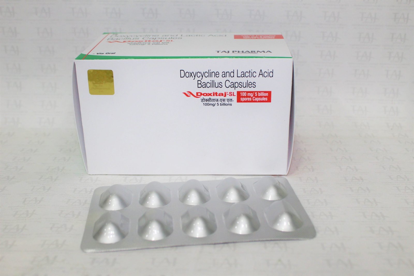 Doxycycline & lactic acid bacillus capsules 100mg-5 billion FDA approved, Doxycycline & lactic acid bacillus capsules 100mg-5 billion manufacturers, suppliers & exporters in India. Get contract manufacturing for Doxycycline & lactic acid bacillus capsules 100mg-5 billion, Find best price for Doxycycline & lactic acid bacillus capsules 100mg-5 billion