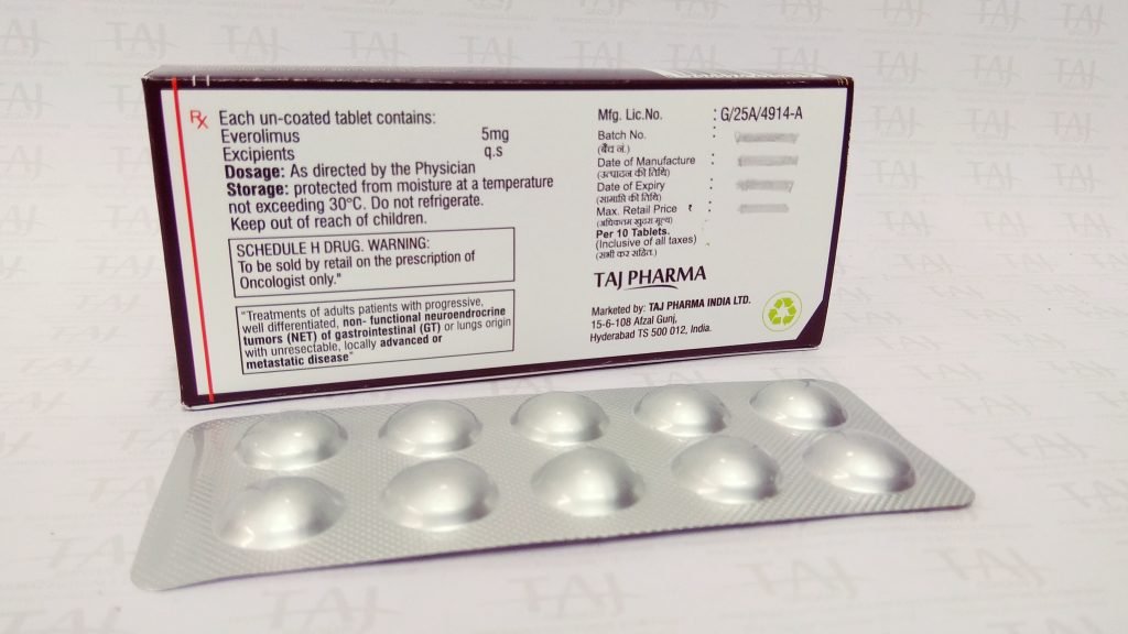 Everolimus tablets - treat kidney cancer advanced pancreatic neuroendocrine cancer (pNET)