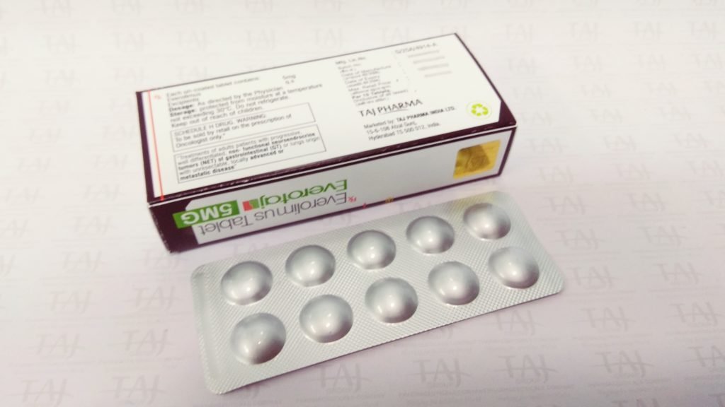 Everolimus tablets - treat kidney cancer advanced pancreatic neuroendocrine cancer (pNET)