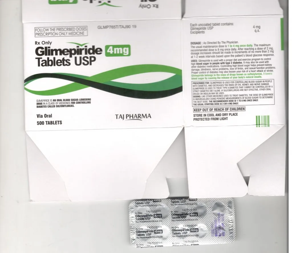 Glimepiride Oral : Uses, Side Effects, Interactions