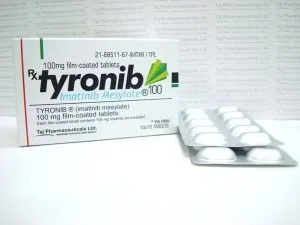 Imatinib Tablets 100mg (Tyronib) manufacturers & Imatinib Tablets 100mg (Tyronib) suppliers in India. Imatinib Tablets 100mg (Tyronib) manufacturer in India gives the assurance of high-quality and purity. The company carries the rich experience in manufacturing of Imatinib Tablets 100mg (Tyronib). Taj Pharmaceuticals is reputed manufacturer and Imatinib Tablets 100mg (Tyronib) suppliers from India. Get contact for Imatinib Tablets 100mg (Tyronib) manufacturing companies from India.