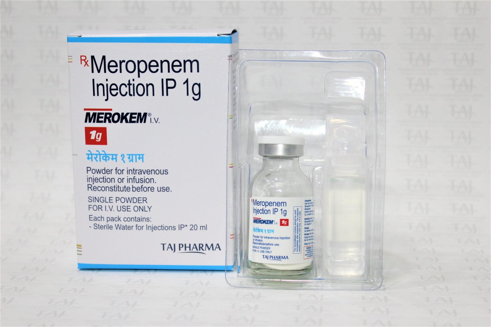 Meropenem Injection IP 1000 mg – Manufacturers – Taj Pharma, Suppliers Meropenem Injection IP 1000 mg & Meropenem Injection IP 1000 mg Exporters in India Find here information of Meropenem Injection IP 1000 mg selling companies Taj Pharmaceuticals for your buy requirements. Verified Meropenem Injection IP 1000 mg Manufacturer in India, Meropenem Injection IP 1000 mg suppliers, Meropenem Injection IP 1000 mg exporters wholesalers, producers, Meropenem Injection IP 1000 mg retailers and traders in India