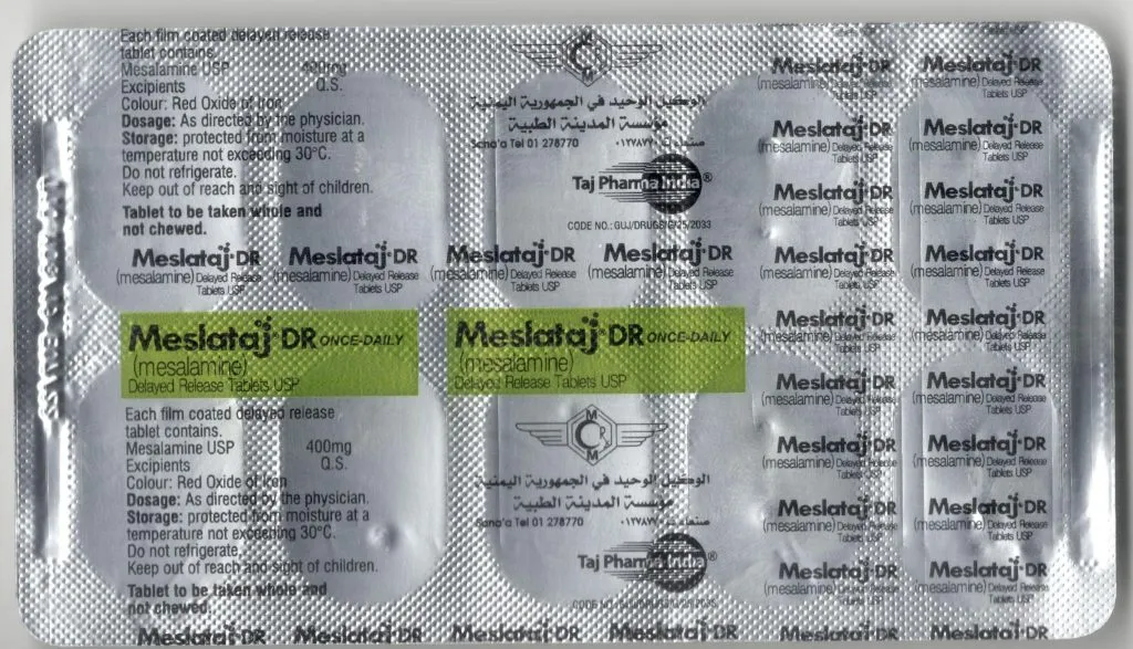 mesalamine 400mg tablets