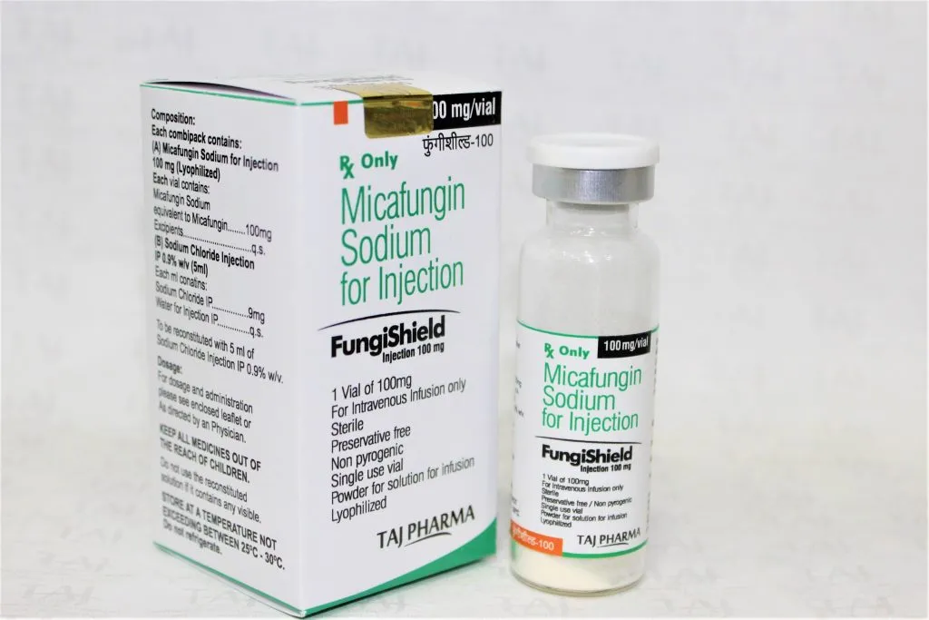 Micafungin sodium for injection 100mg manufacturer in India, Micafungin sodium for injection 100mg suppliers in India, Micafungin sodium for injection 100mg exporters in India, Micafungin sodium for injection 100mg manufacturer from India, Micafungin sodium for injection 100mg suppliers, Micafungin sodium for injection 100mg