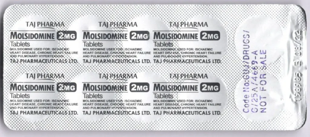 Molsidomine 2mg Tablets