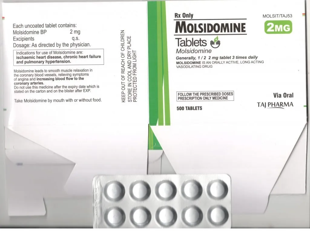 Molsidomine 2mg / 4mg Tablets manufacturer