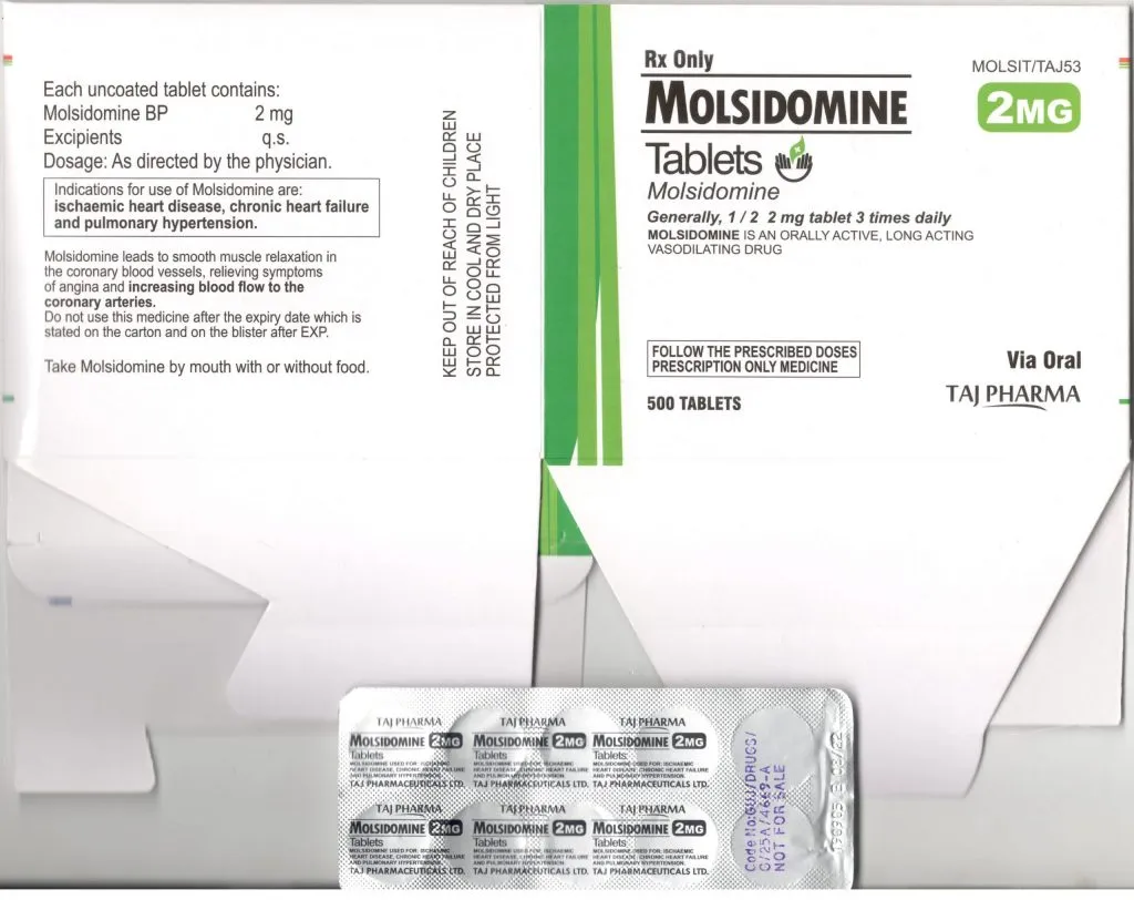 Molsidomine 2mg / 4mg Tablets manufacturer