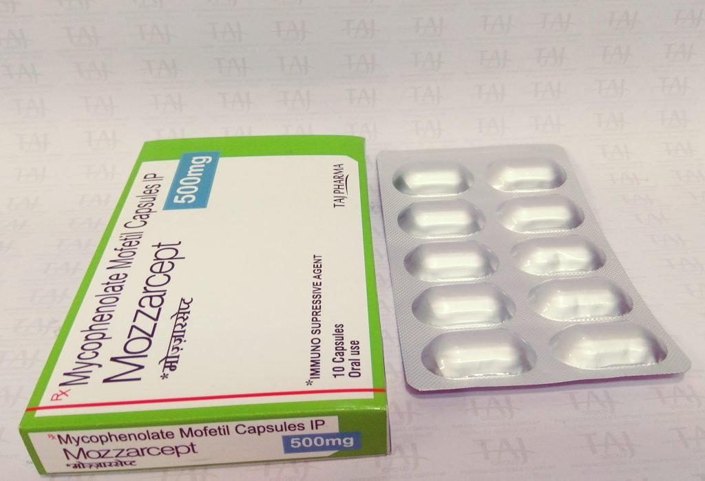 Mycophenolate Mofetil 500mg Capsules (Mozzarcept 500)