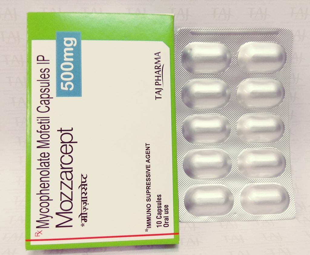 Mycophenolate Mofetil 500mg Capsules (Mozzarcept 500)