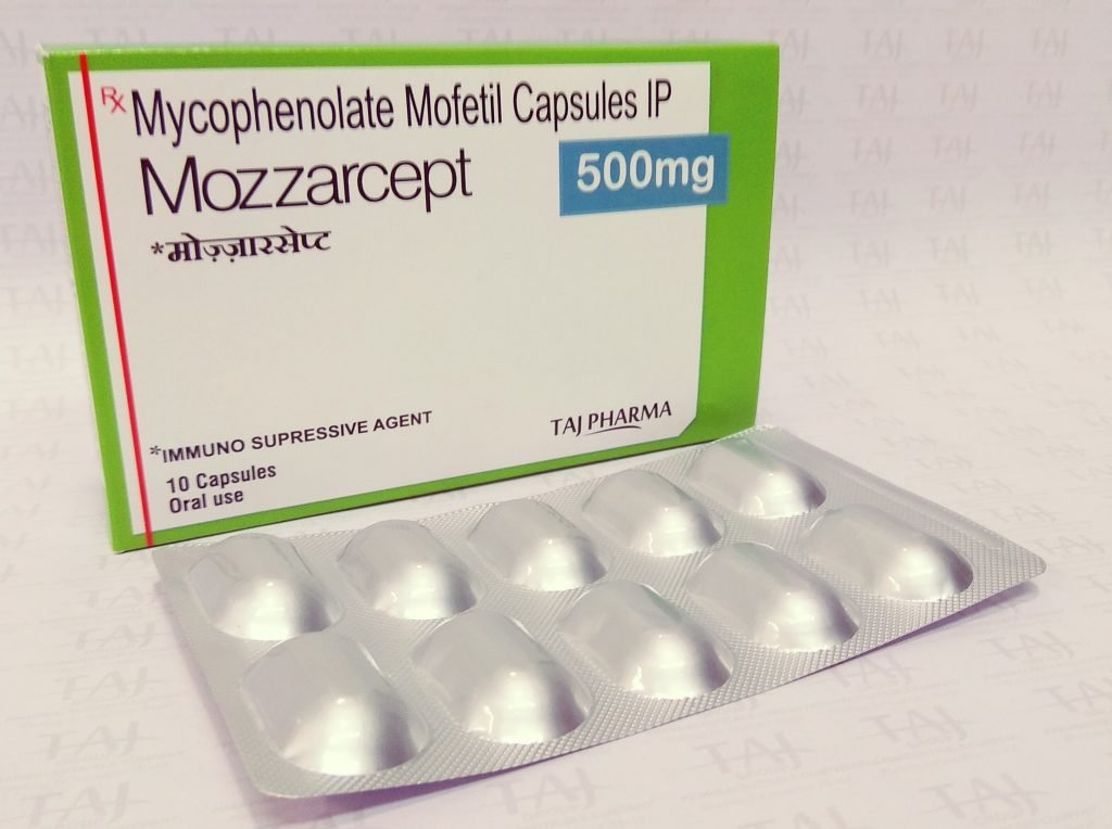 Mycophenolate Mofetil 500mg Capsules (Mozzarcept 500)
