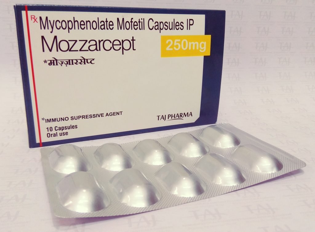 Mycophenolate Mofetil 250mg Capsules (Mozzarcept 250)
