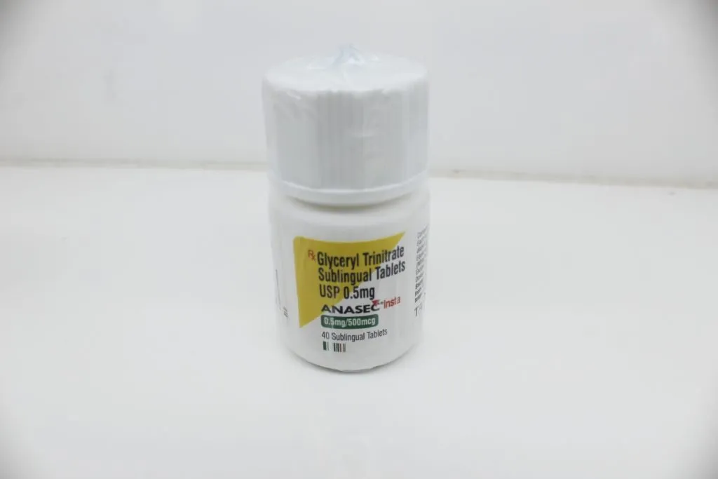 Glyceryl Trinitrate Tablet 0.5mg Manufacturer PAN India