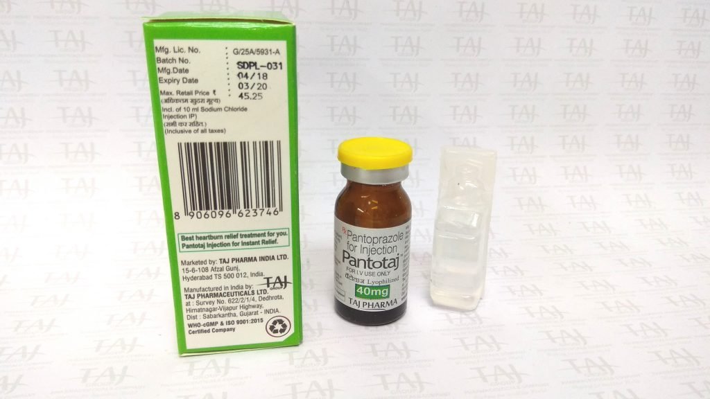 Pantoprazole 40mg powder for injection – PANTOTAJ