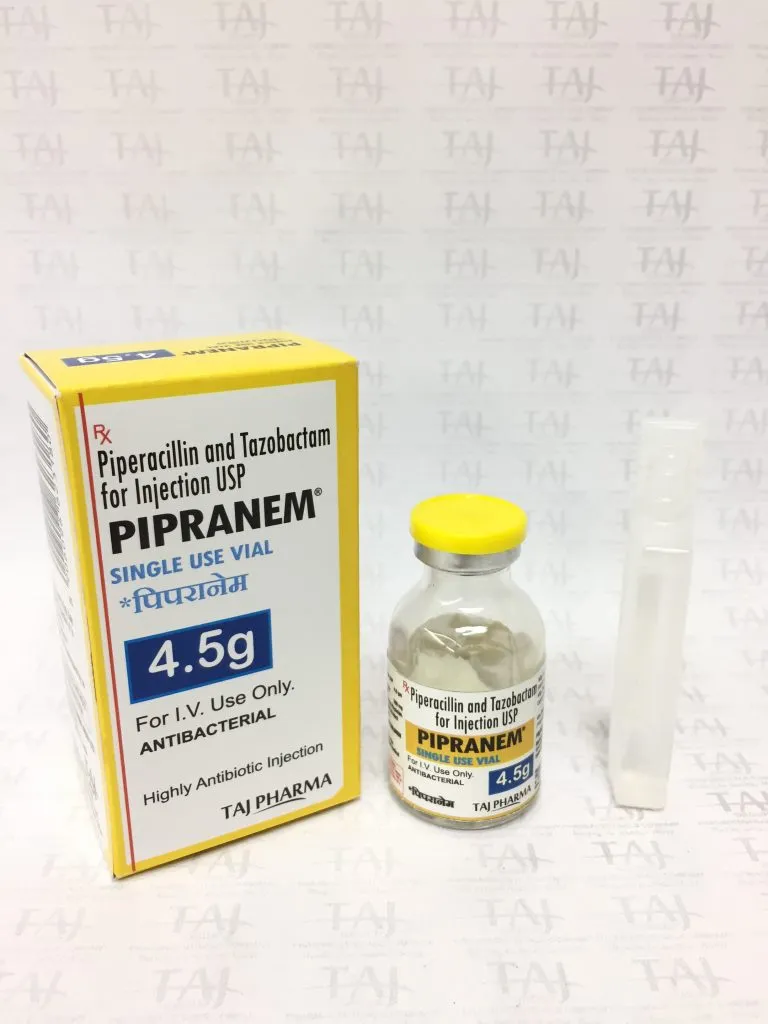 Piperacillin and Tazobactam for Injection, USP - Taj Pharma