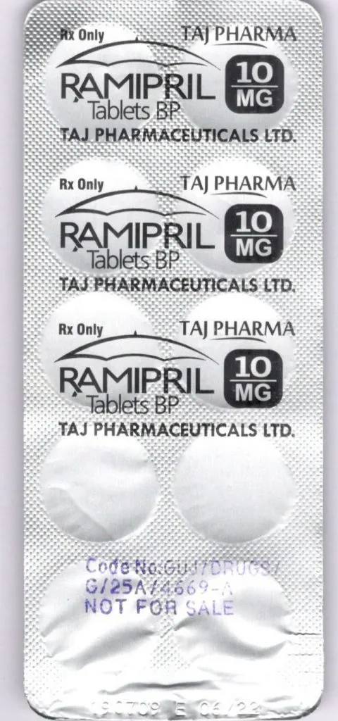 Ramipril 10mg medicine to treat high blood pressure