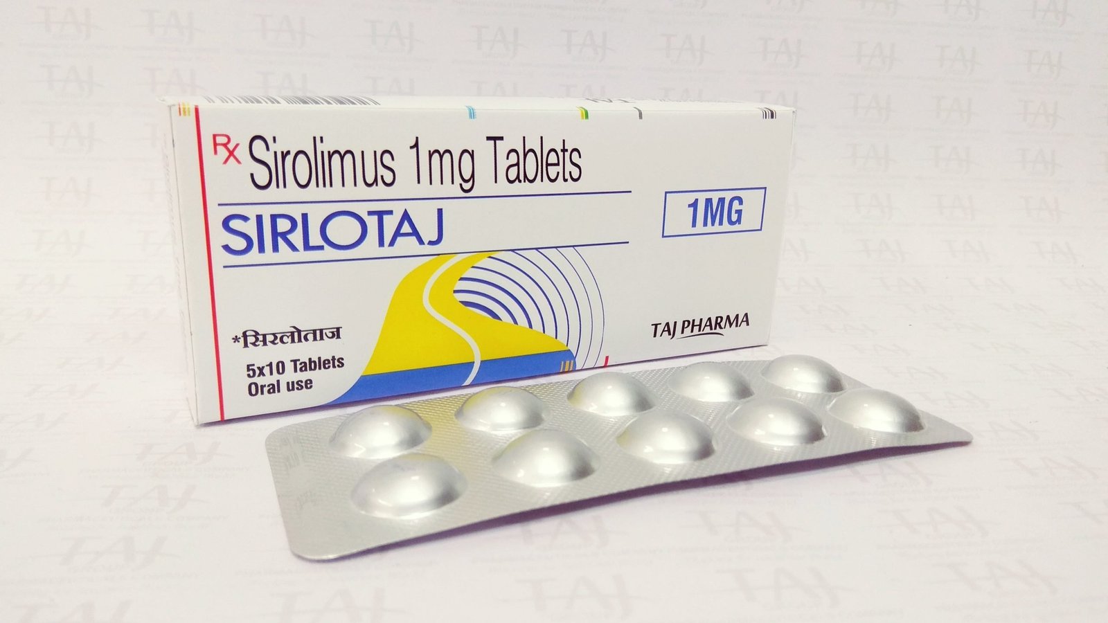 Taj Pharma is one of the leading Sirolimus Tablets (Sirlotaj) Taj Pharma manufacturers in India, and it caters the needs of the significant Sirolimus Tablets (Sirlotaj) Taj Pharma suppliers, wholesalers, and distributors